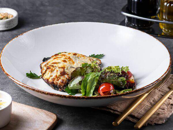 Солянка - Баклажаны, запеченные с брынзой и зеленью