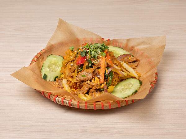 Pho dat viet вьетнамская кухня - Вок Миен сао бо