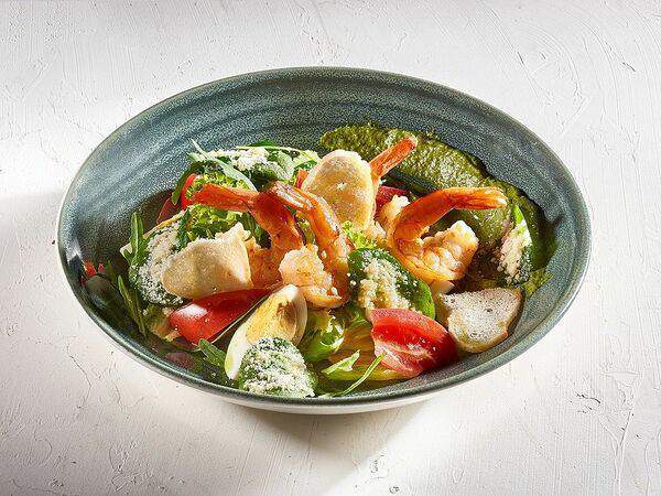 Pizzarella36 - Креветки и крем-песто