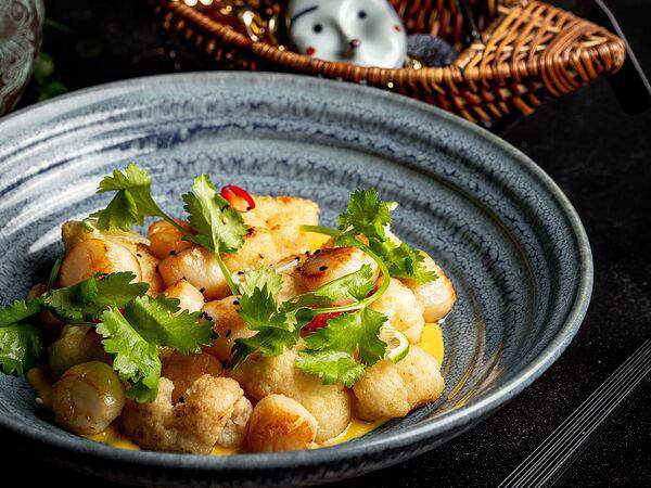 Иван Ван - Гребешок с цветной капустой в кокосовом соусе