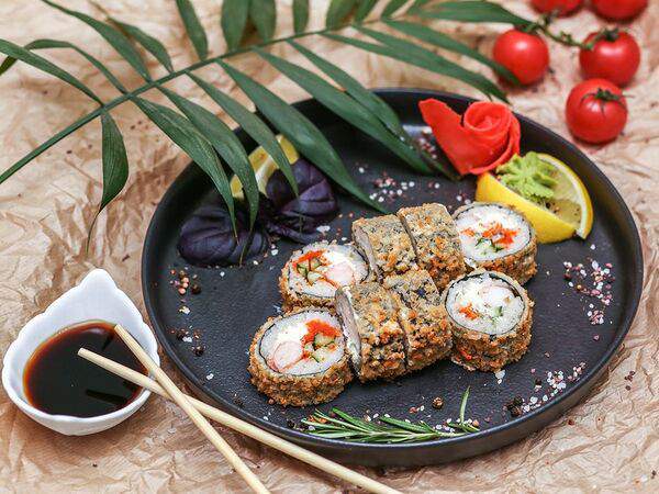 Катана - Ролл Темпура с лососем