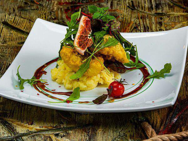 Парк - Филе трески с толченым картофелем