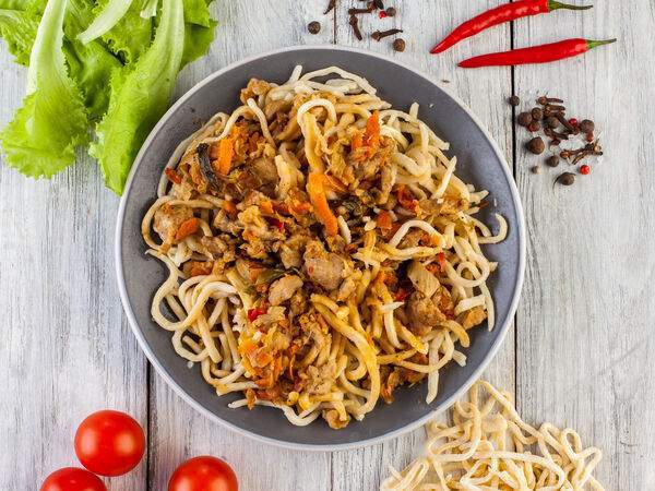 Горячий обед - Лапша по-китайски