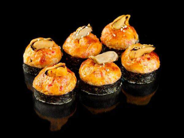 Sushimen - Ролл запеченный Премиум с мидиями