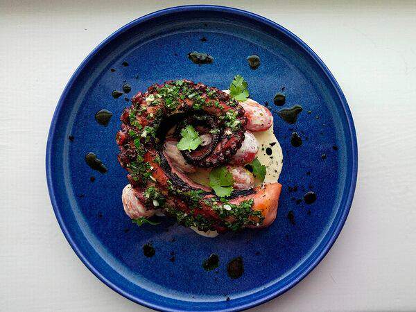 Белый берег - Осьминог гриль