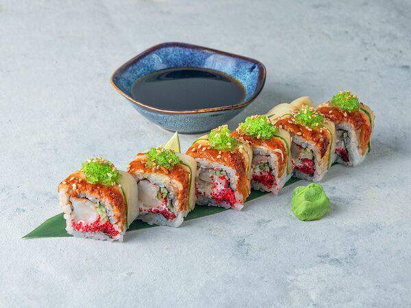 Delicates74 - Ролл сливочная креветка с угрем