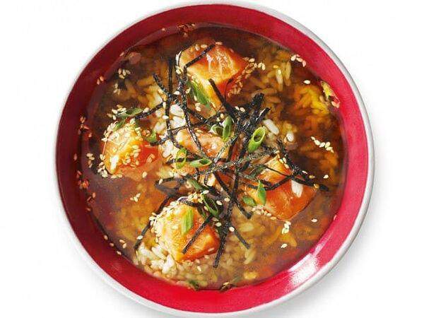 Таками - Суп с лососем