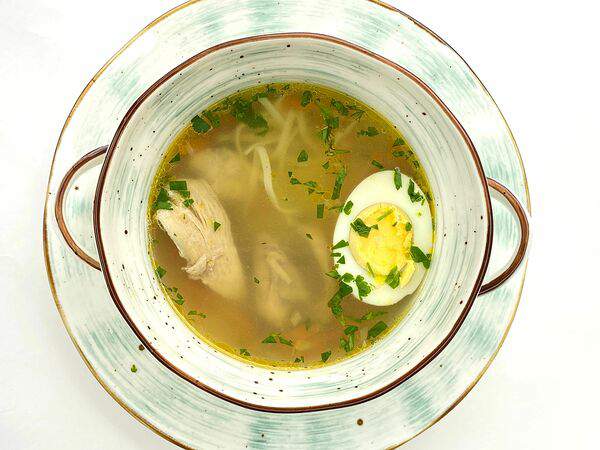 Еда как дома - Куриный суп с лапшой