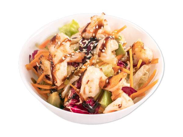 Суши Рум - Салат с тигровыми креветками