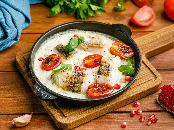 Мама, я дома - Филе судака со сливочным соусом