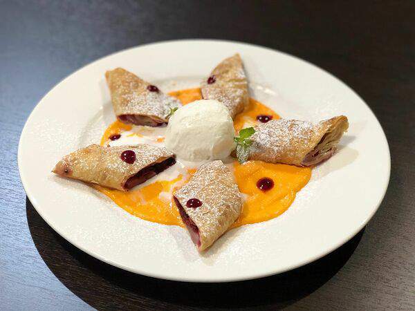 Грильяж - Штрудель с вишней