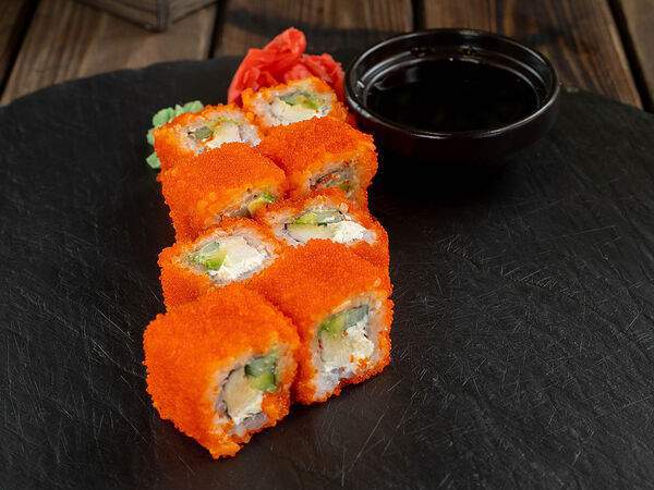 Крафт-кафе Вжарим - Ролл Калифорния с крабом*