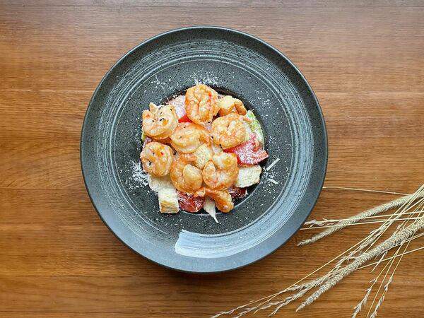 Вмясо - Цезарь с креветками