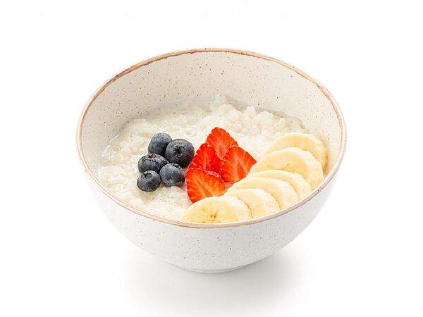 Шоколадница - Каша рисовая со свежими ягодами