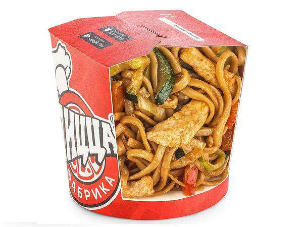 ПиццаФабрика - Удон с курицей в соусе терияки