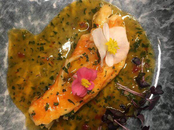 Рыбы бы - Фаланги камчатского краба в соусе Манго-чили