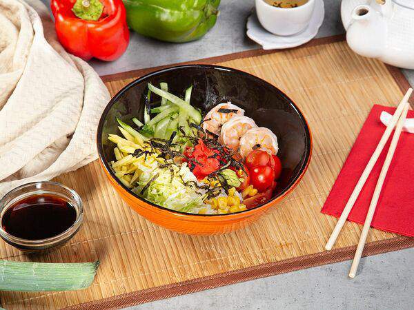 Тайшань - Поке с креветкой