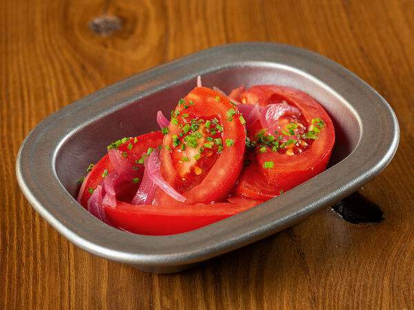 Коптильня - Свежие томаты с луком