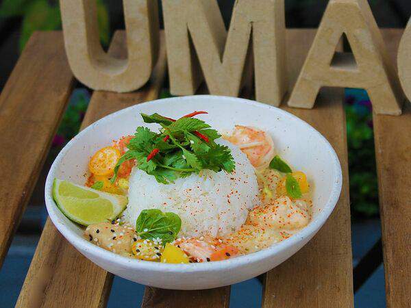 Umao - Курица и креветки в кокосовом соусе