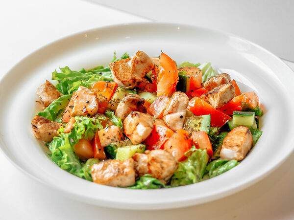 Бургерная Бычара - Салат с мясом