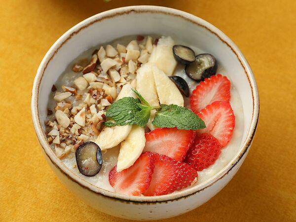 Знакомое место - Каша овсяная на миндальном молоке