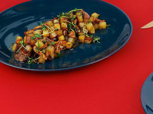 Formula coffee - Телятина с лисичками