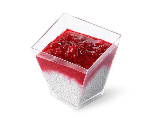 Пить кофе Кино - Кокосовый пудинг Чиа,ягоды