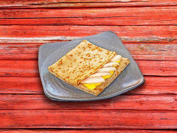 Русские блины - Блин с курочкой в сырном соусе