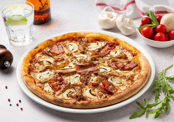 IL Патио - Пицца Барбекю без рукколы 28 см, на тонком тесте