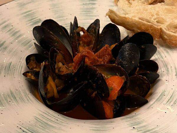 Pulcinella - Соте из мидий в томатном соусе