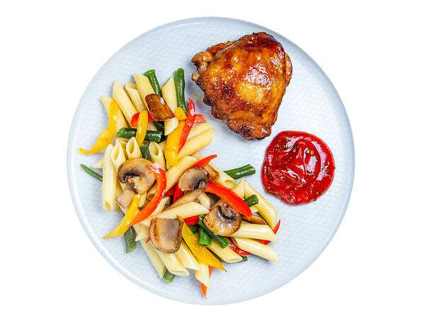 Мандарин - Бедро цыплёнка с пенне