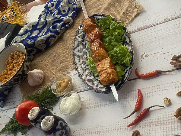 Лагман - Шашлык из курицы