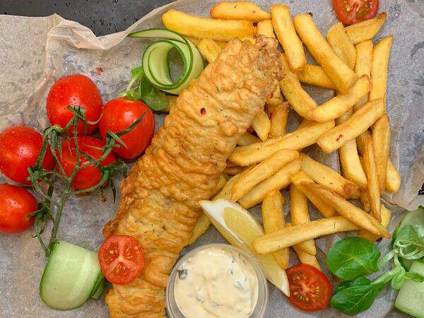 Сезон - Филе трески с соусом тартар