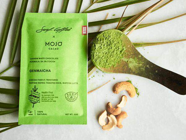 Surf Coffee x Kremlin - Шоколад Mojo кешью с зеленым чаем Генмайча