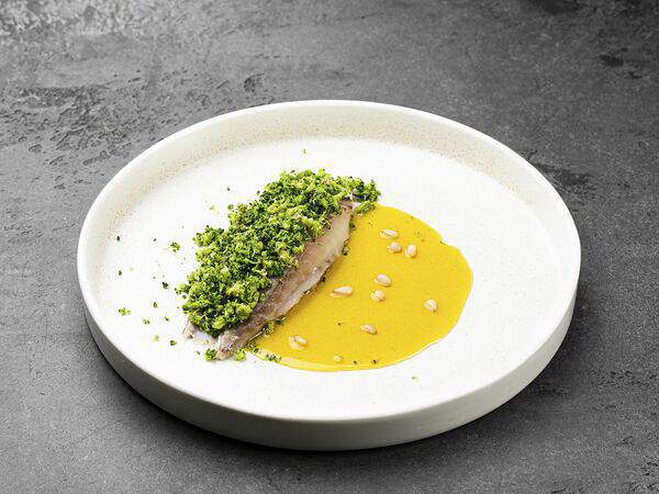 Domo izakaya bar - Дорадо с лимонным понзу