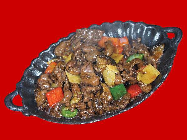 Индокитай - Куриные сердечки на сковороде