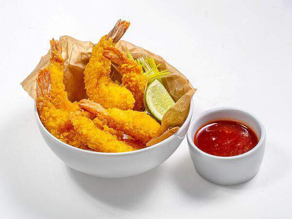 Detroit style - Хрустящие тигровые креветки