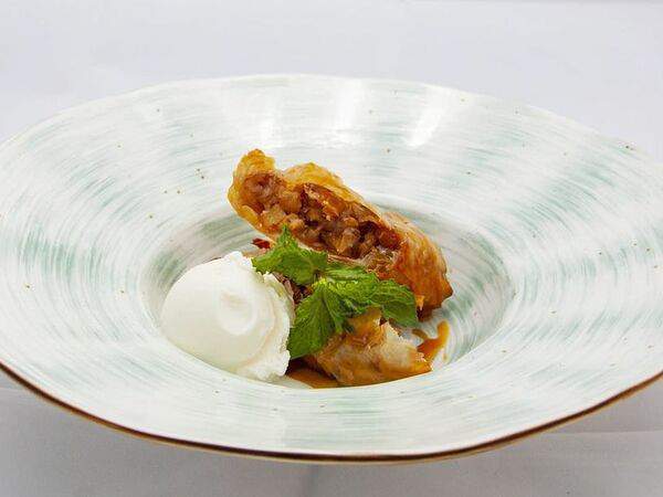 Kontrast gusto - Штрудель с яблоком и грушей