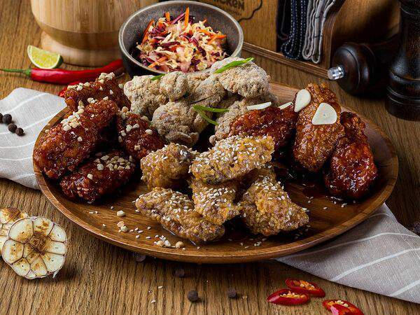 Kannam Chicken - Сет №7. 4 вкуса: крылья