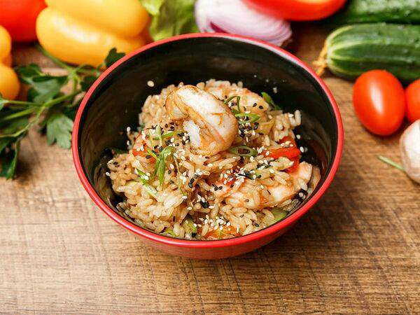 Супер пицца плюс - Рис Тяхан Эби с креветкой