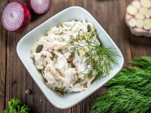 Хинкали & Хачапури - Салат Дальневосточный