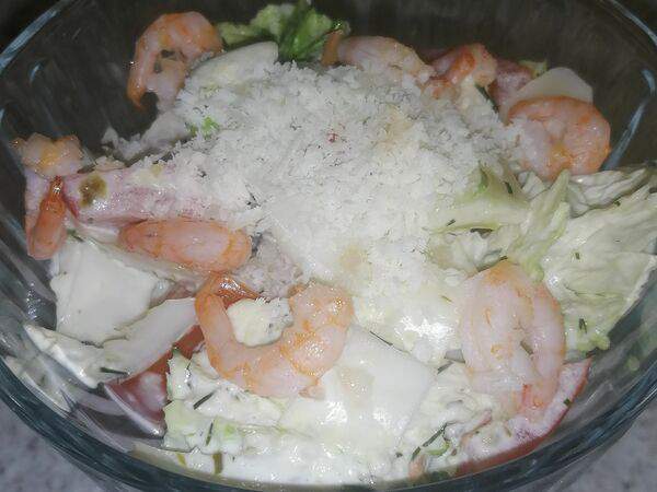 Столовая ложка - Салат с креветками