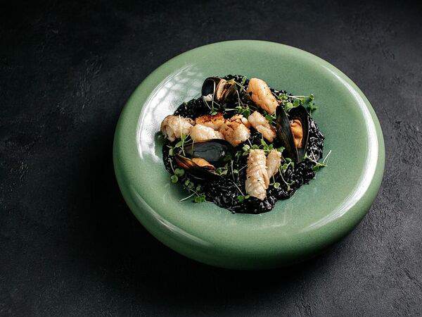 Цукини - Ризотто с морепродуктами