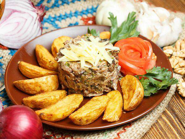 Тифлис - Язык с грибным соусом