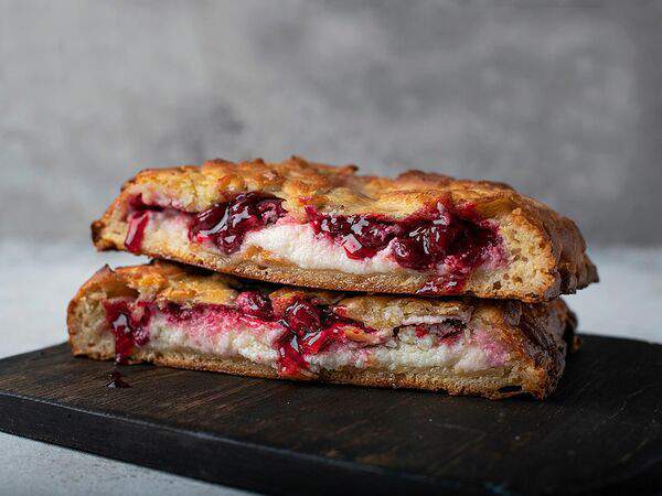 Машенькины пироги - Рязанский творожник с творогом и вишней