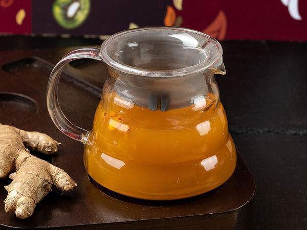 Кофейня Wonderland - Чай Облепиховый с имбирем