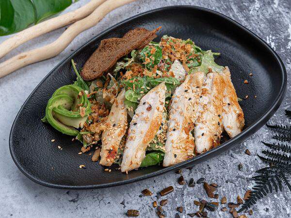 Мушу - Салат Паназиатский Цезарь