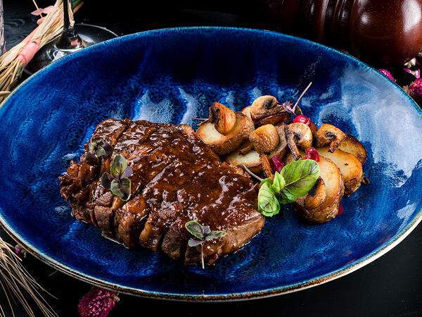 Березка - Стейк Рибай с перечным соусом