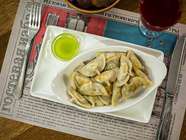 Гостевая изба - Вареники с картофелем и грибами запеченные