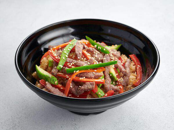 Ким Рамён - Вок Рис с говядиной